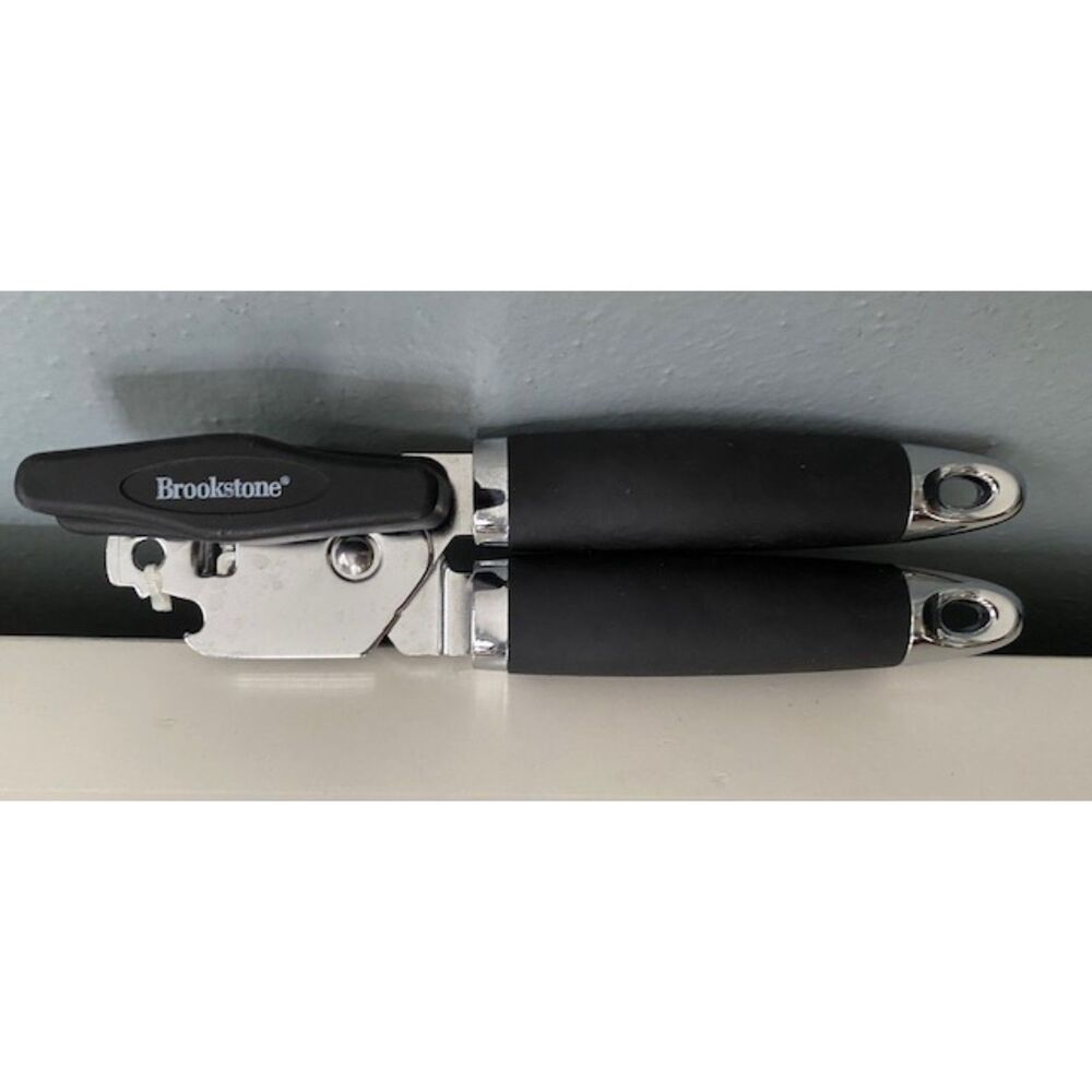 Brookstone Swing-A-Way Portable Can Opener Black